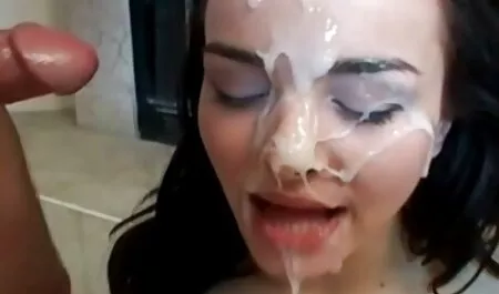 Bukkake lovers can face smear with cum indian family porn